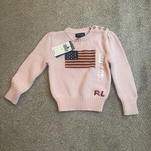 Ralph Lauren Toddler Flag Sweater
